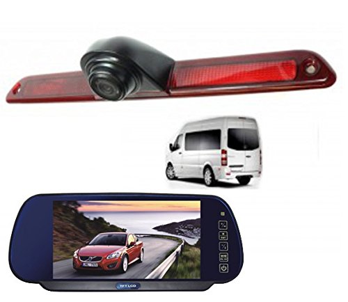 YMPA Rückfahrsystem einparkhilfe Transporter kompatibel mit Mercedes Sprinter Crafter Rückfahrkamera mit Monitor Spiegel Innenspiegel 17,8 cm 7 Zoll Inch 10 Meter Kabel Farbe IR Nachtsicht YMPA Rückfahrsystem einparkhilfe Transporter kompatibel mit Mercedes Sprinter Crafter Rückfahrkamera mit Monitor Spiegel Innenspiegel 17,8 cm 7 Zoll Inch 10 Meter Kabel Farbe IR Nachtsicht von YMPA New Media Dimensions