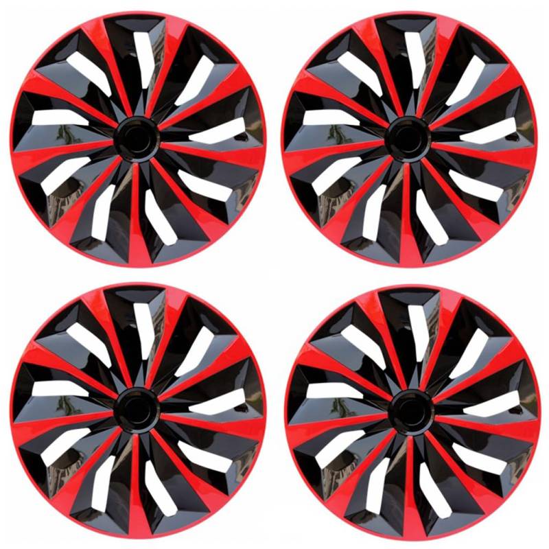 Auto Radkappen Radzierblenden für Freelander 2004-2009,4er Set Felgenschutz Schlagfest Langlebige Außendekoration Zubehör,2-Red 17 Inches von YMQXWZDR