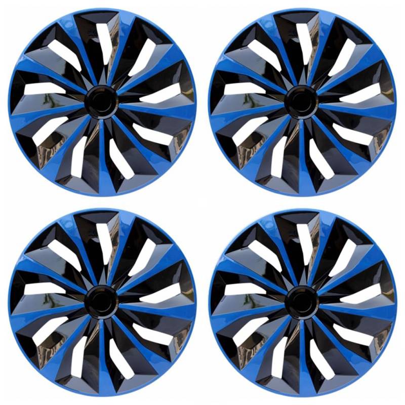 Auto Radkappen Radzierblenden für MG MG3 SW 2015-2017,4er Set Felgenschutz Schlagfest Langlebige Außendekoration Zubehör,4-Blue 17 Inches von YMQXWZDR