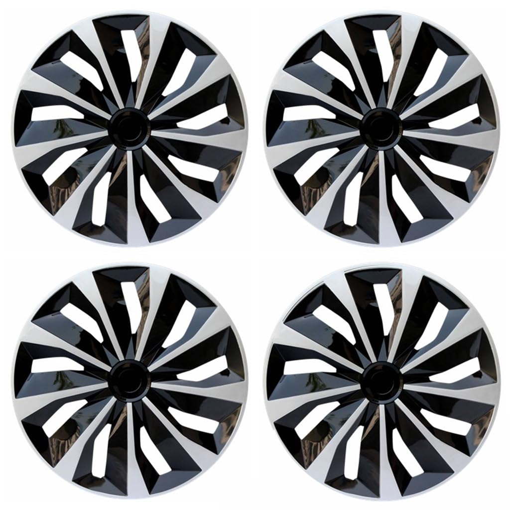 Auto Radkappen Radzierblenden für MG MG7 2007-2010,4er Set Felgenschutz Schlagfest Langlebige Außendekoration Zubehör,10-Black Silver 17 Inches Auto Radkappen Radzierblenden für MG MG7 2007-2010,4er Set Felgenschutz Schlagfest Langlebige Außendekoration Zubehör,10-Black Silver 17 Inches von YMQXWZDR