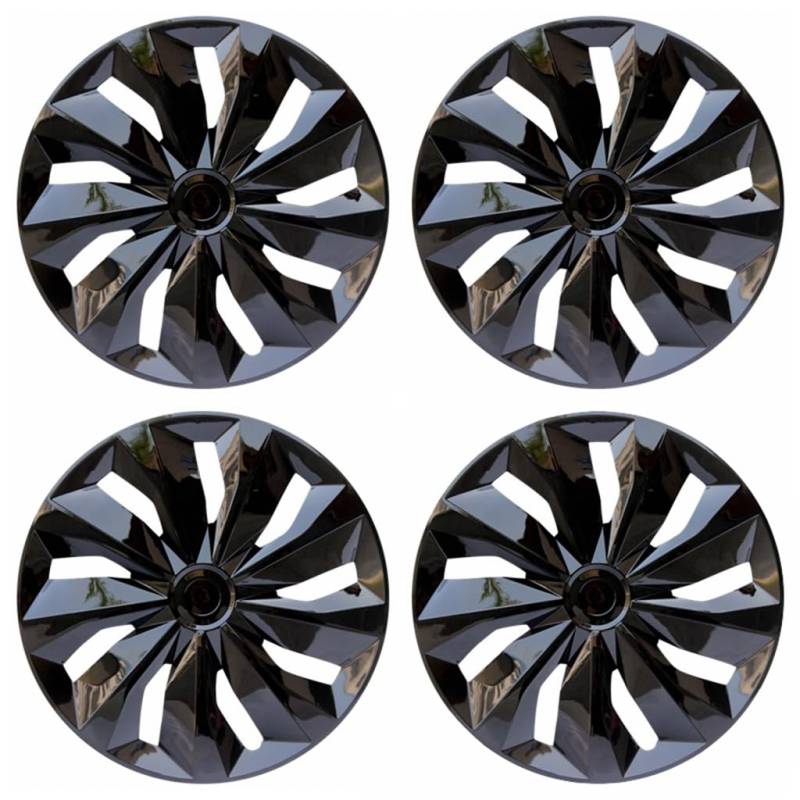 Auto Radkappen Radzierblenden für Mazda 6 2006-2008,4er Set Felgenschutz Schlagfest Langlebige Außendekoration Zubehör,8-Black 17 Inches von YMQXWZDR