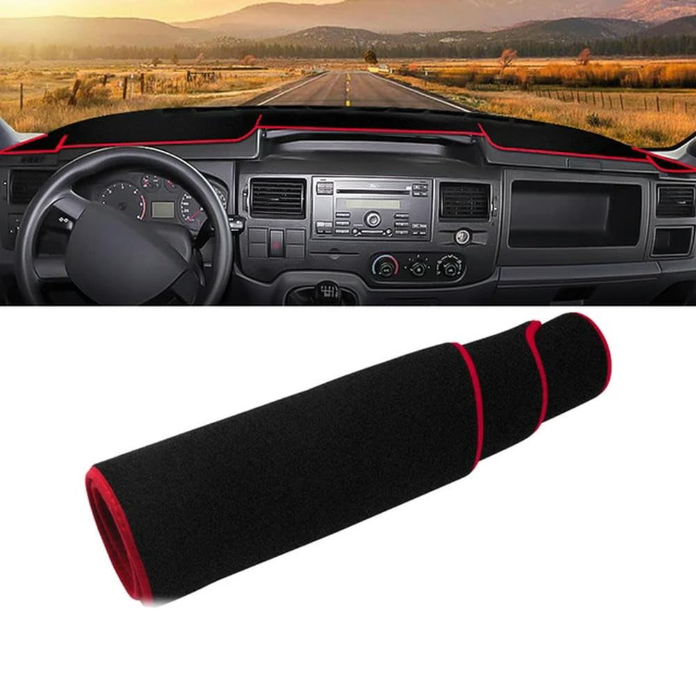 YMXFKY - Auto-Armaturenbrett-Abdeckung Kratzfeste Innen-Armaturenbrett-Abdeckungen - passt für Ford Transit 2002 2023 2004 2005 2006 2007 2008 2009 YMXFKY - Auto-Armaturenbrett-Abdeckung Kratzfeste Innen-Armaturenbrett-Abdeckungen - passt für Ford Transit 2002 2023 2004 2005 2006 2007 2008 2009 von YMXFKY