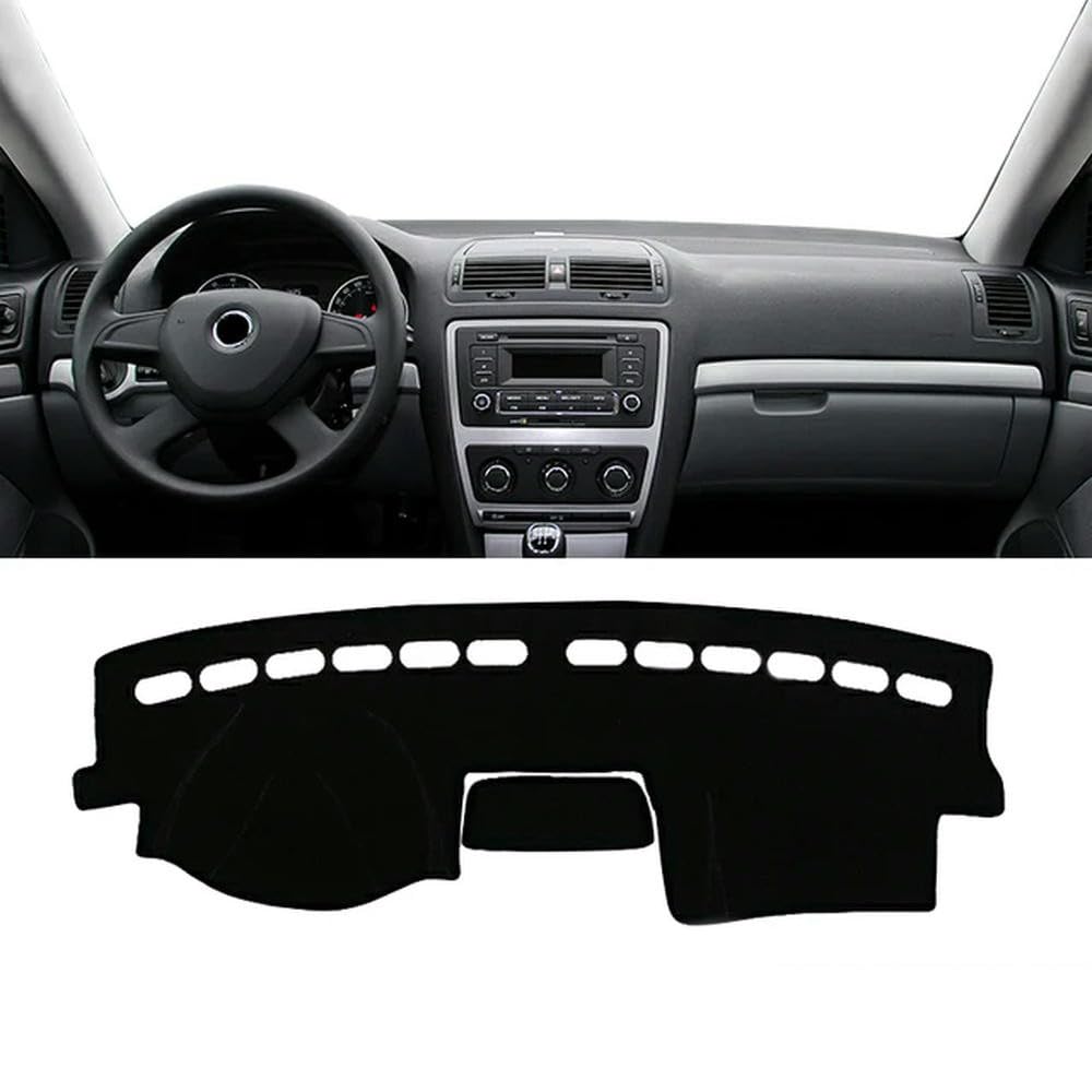 YMXFKY - Auto-Armaturenbrett-Abdeckung Kratzfeste Innen-Armaturenbrett-Abdeckungen - passt für Skoda Octavia A5 2004 2006 2007 2008 2009 2010 2011 2012 YMXFKY - Auto-Armaturenbrett-Abdeckung Kratzfeste Innen-Armaturenbrett-Abdeckungen - passt für Skoda Octavia A5 2004 2006 2007 2008 2009 2010 2011 2012 von YMXFKY