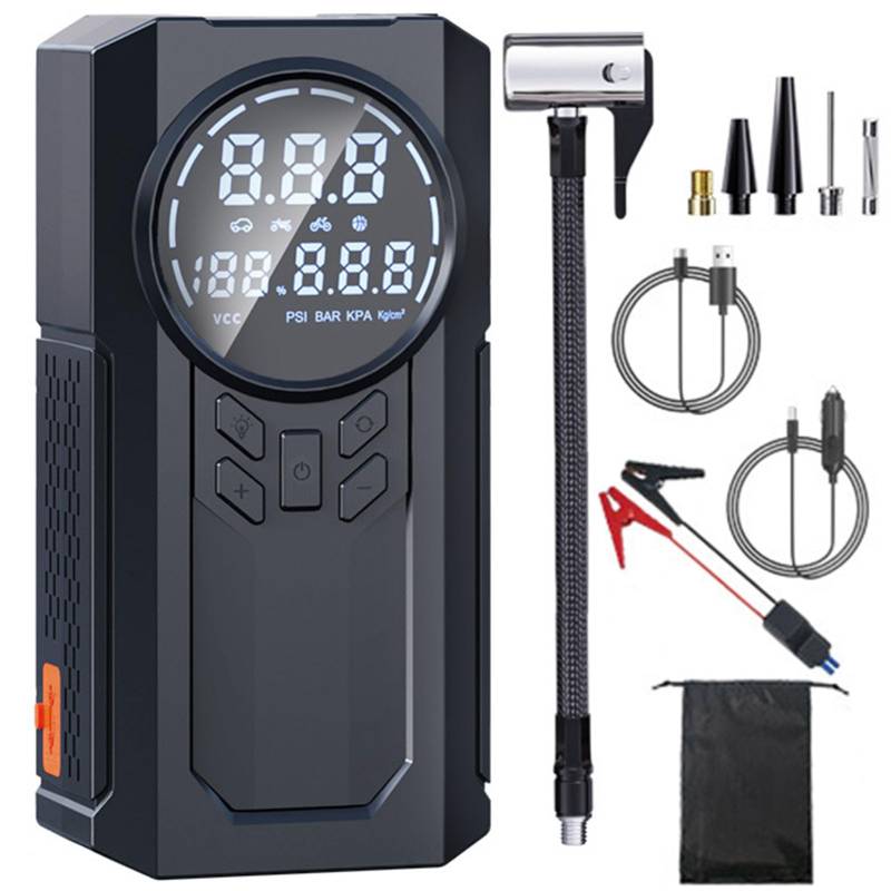 Portable Car Jump Starter with Air Compressor, 3000A Jump Starter Battery Pack for Up to 5.0 Gas and 3.0 Diesel Engines,12V Jump Box Car Battery Jumper Starter von YMXWAN