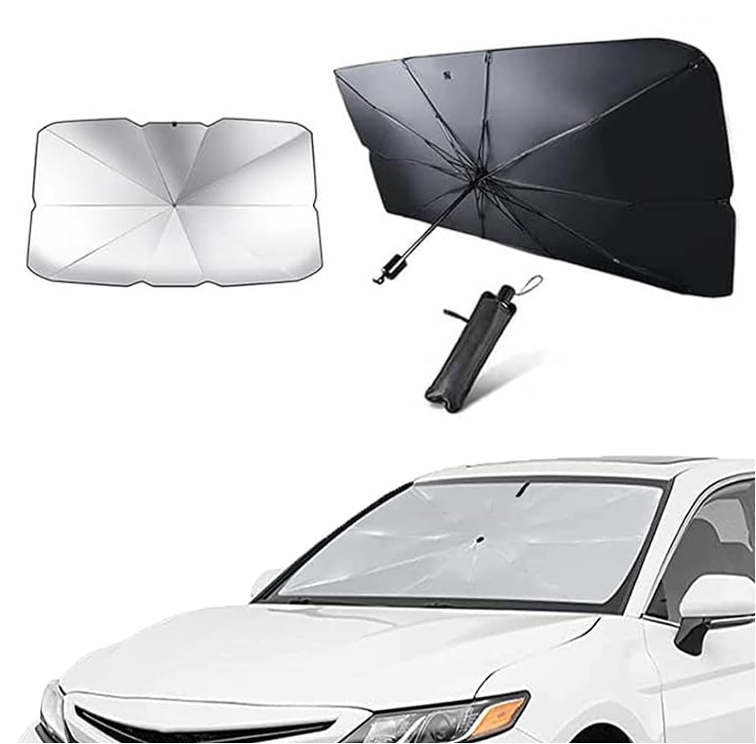 Sonnenschutz Auto Frontscheibe für BMW 2er G42 2er Coupe 2021-2023 2024 2025, Auto Sonnenblende UV-Schutz Wärmeisolierung Strahlen Schutz Sonnenschirm von YMYQF