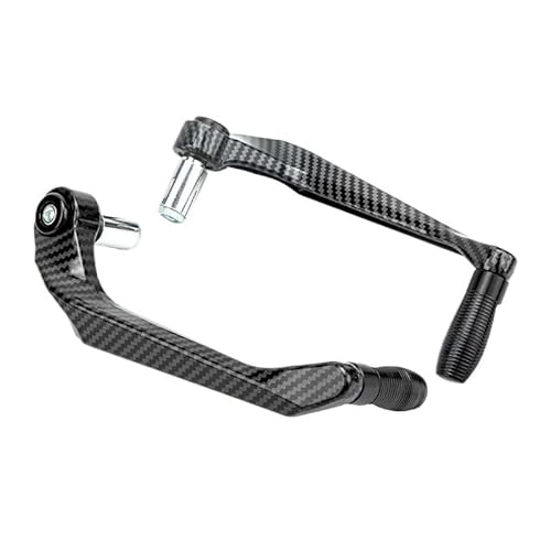 Bremshebel Schutz Abdeckung 2 STÜCKE CNC Motorrad Bremskupplungshebel Schutzschutz Modifikation Anti-Fall Horn Bremsen Handschutz Bogenschutzstange von YMYYQW