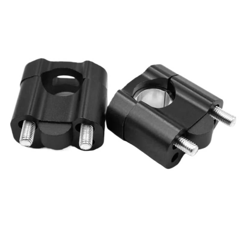 Motorrad Lenker Riser 1 Paar CNC 22mm 28mm Offroad-Motorrad-Lenkerklemmen Lenkererhöhungsadapter FÜR 7/8" 1-1/8 Pit Dirt Motorradzubehör von YMYYQW