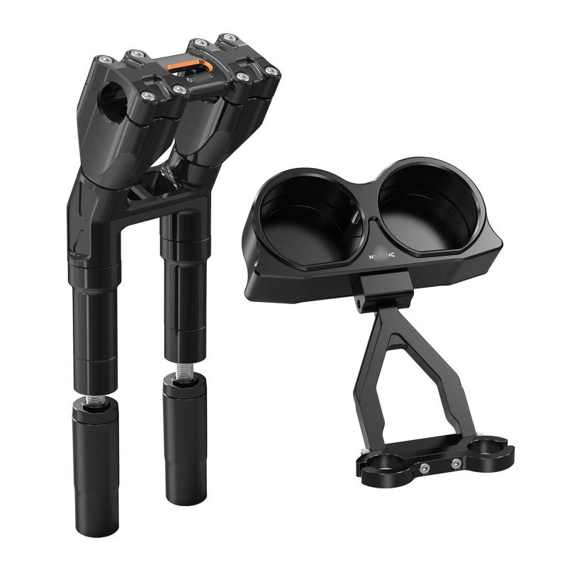 Motorrad Lenker Riser 11,95 "Lenkererhöhung Instrumentenlehre Umzug FÜR Road Glide FÜR Special FÜR FLTRX FÜR FLTRXS 2015-2023 von YMYYQW