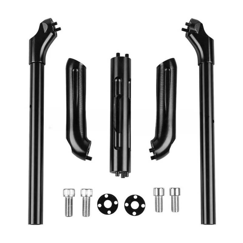 Motorrad Lenker Riser CNC Aluminium Einstellbare Lenker Drag Griff Bar Riser FÜR XDIAVEL FÜR XDIAVEL S 2016-2021 Zubehör von YMYYQW