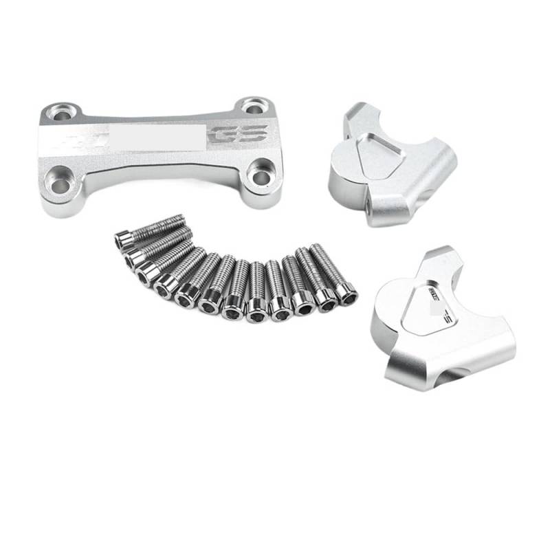 Motorrad Lenker Riser FÜR R1250GS FÜR R1250GS FÜR Adventure FÜR R1200GS LC 2013- FÜR R1200GS LC FÜR ADV 2014 Lenker-Riser-Klemmabdeckung Motorradzubehör von YMYYQW