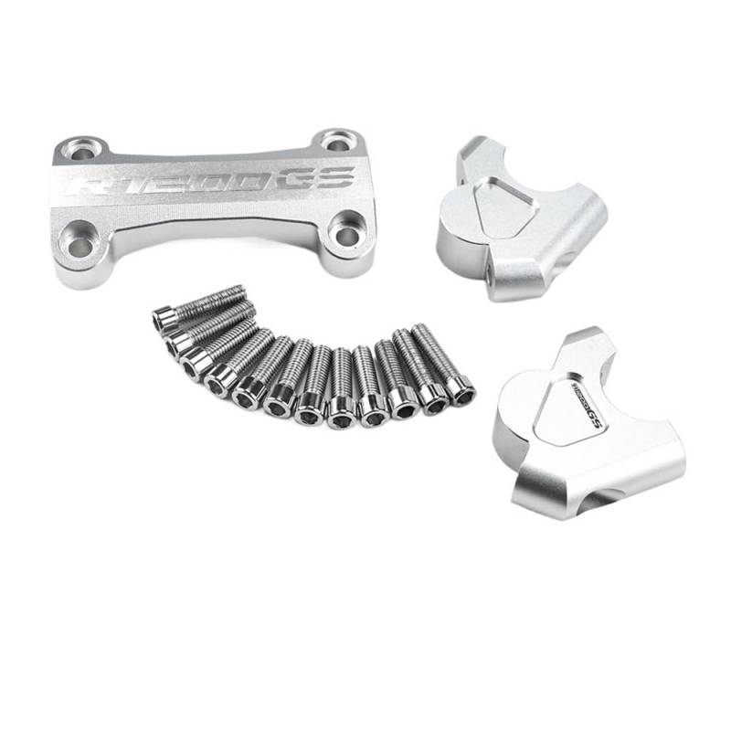 Motorrad Lenker Riser FÜR R1250GS FÜR R1250GS FÜR Adventure FÜR R1200GS LC 2013- FÜR R1200GS LC FÜR ADV 2014 Lenker-Riser-Klemmabdeckung Motorradzubehör von YMYYQW