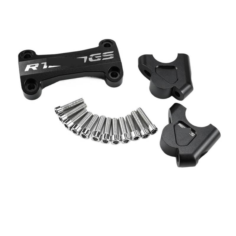 Motorrad Lenker Riser FÜR R1250GS FÜR R1250GS FÜR Adventure FÜR R1200GS LC 2013- FÜR R1200GS LC FÜR ADV 2014 Lenker-Riser-Klemmabdeckung Motorradzubehör von YMYYQW