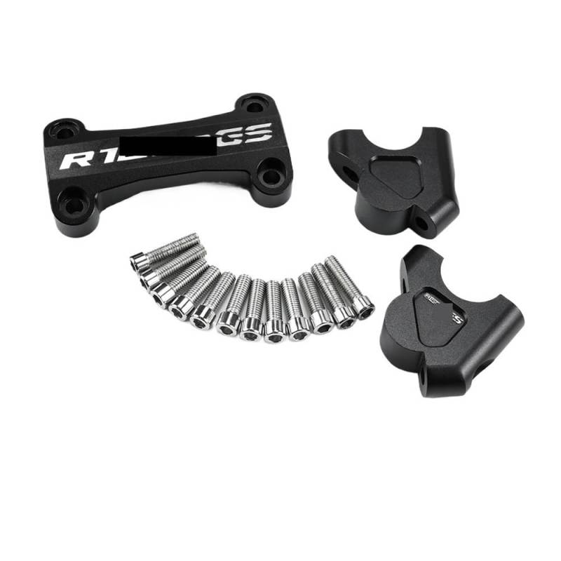Motorrad Lenker Riser FÜR R1250GS FÜR R1250GS FÜR Adventure FÜR R1200GS LC 2013- FÜR R1200GS LC FÜR ADV 2014 Lenker-Riser-Klemmabdeckung Motorradzubehör von YMYYQW