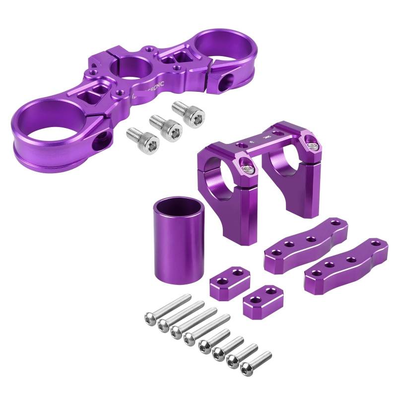 Motorrad Lenker Riser FÜR Surron FÜR Light Bee X/S Motocross Oberen Triple Clamp Link & Front Lenker Bar Riser Halterung von YMYYQW