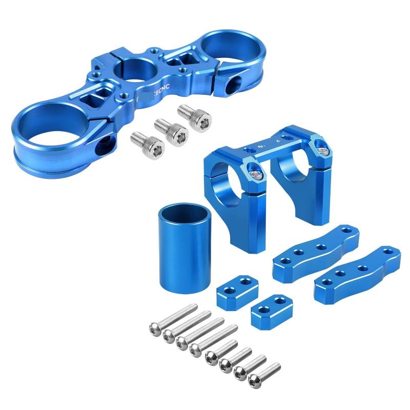 Motorrad Lenker Riser FÜR Surron FÜR Light Bee X/S Motocross Oberen Triple Clamp Link & Front Lenker Bar Riser Halterung von YMYYQW