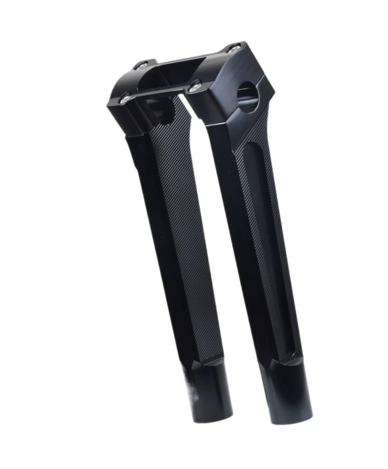 Motorrad Lenker Riser Motorrad Schwarz 10'' Lenker Riser Clamp Riser Motorrad Lenker Riser FÜR Softail FÜR Street Bob 2018-2021 von YMYYQW