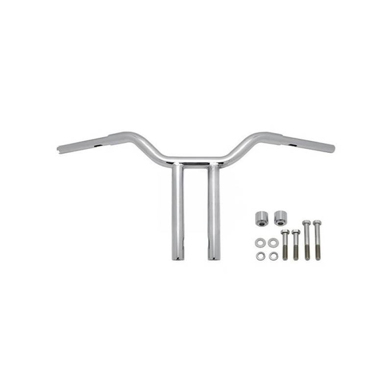 Motorrad Lenker Riser Motorradzubehör Club Style Rise T-Bar Lenker Fat Steel Pipe Drag Bar FÜR Dyna FÜR Sportster FÜR Softaill FÜR FXBB von YMYYQW