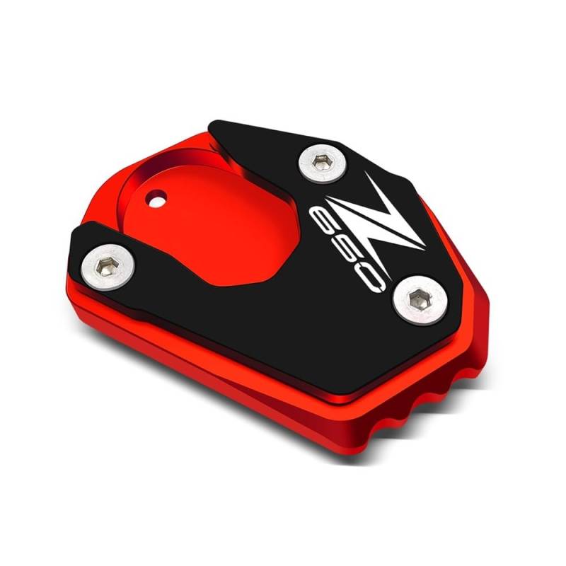 MotorradseitenständerFußseitenverlängerung Pad Für Z650 900 Z900 RS SE Z650 Z900RS 2017-2022 Motorrad-Seitenständer-Verlängerungshalterung Vergrößerte Platte Fußständer Zubehör von YMYYQW
