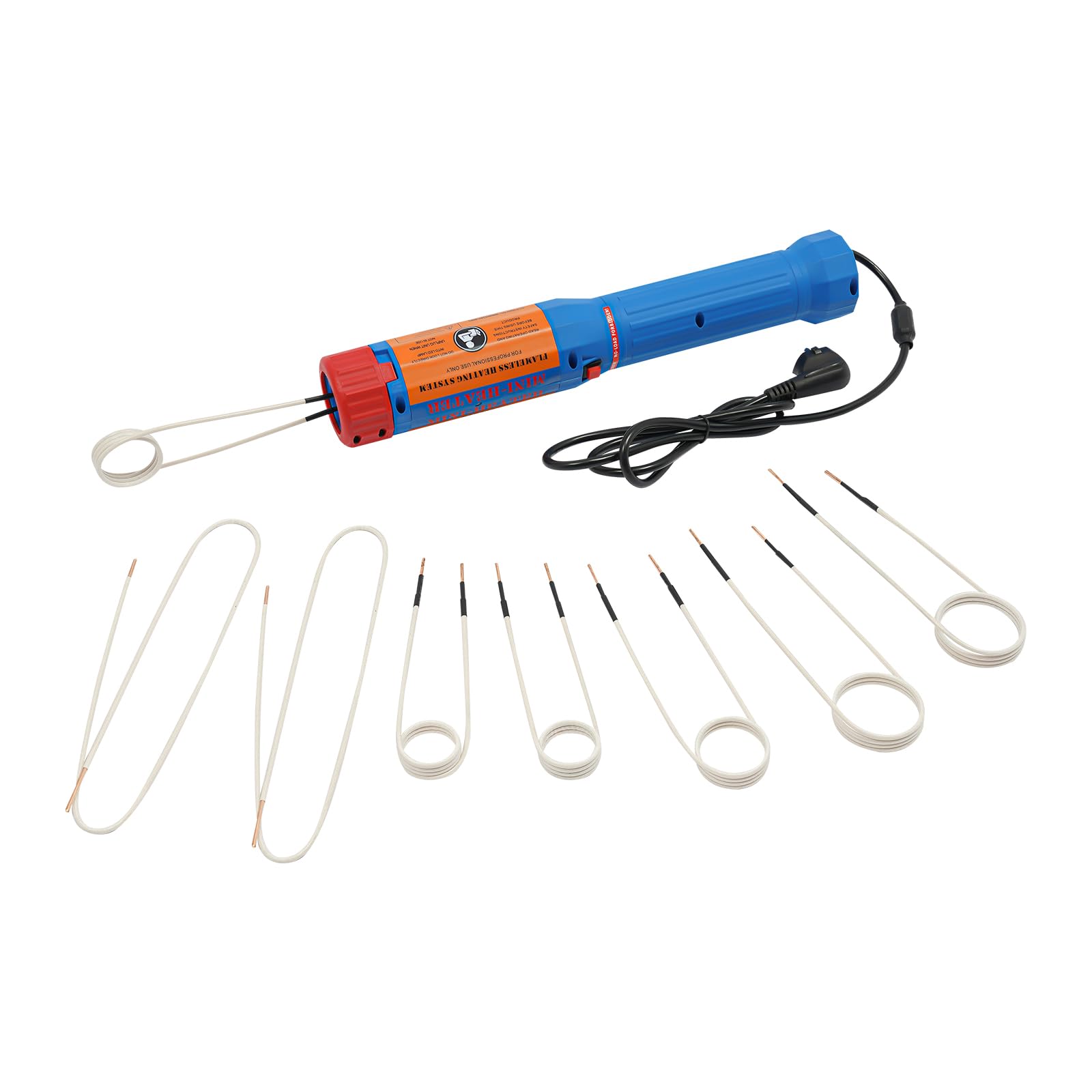 YNAADYH 1100W Magnetischer Induktionsheizer Kit, induktionsheizgerät, Bolzenentfernung, Handgehaltenes Induction Heater Induktionsbolzenentfernungswerkzeug schraubenlöser mit 8 Spulen und Box YNAADYH 1100W Magnetischer Induktionsheizer Kit, induktionsheizgerät, Bolzenentfernung, Handgehaltenes Induction Heater Induktionsbolzenentfernungswerkzeug schraubenlöser mit 8 Spulen und Box von YNAADYH