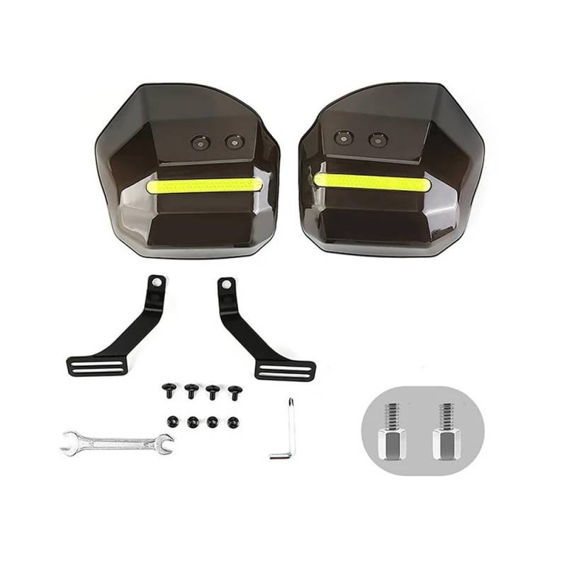Lenker Handschutz 1 Set Schutz Hand Schutz Abdeckung Motorrad Mit Nacht Reflektierende Streifen Griff Schild Abdeckung Griff Wachen Shell von YNGHWU