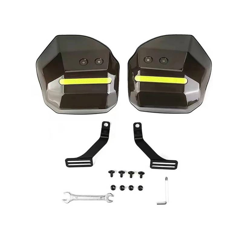 Lenker Handschutz 1 Set Schutz Hand Schutz Abdeckung Motorrad Mit Nacht Reflektierende Streifen Griff Schild Abdeckung Griff Wachen Shell von YNGHWU