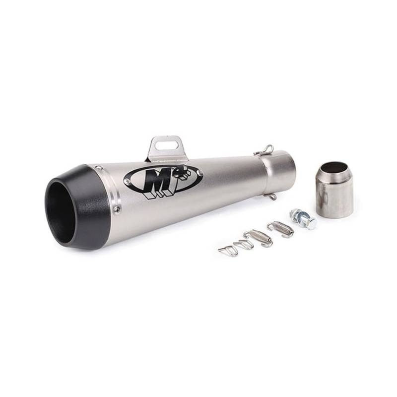 Motorrad Auspuff Schalldämpfer 51MM Motorrad Auspuffrohr Flucht Moto Topf Schalldämpfer Slip Auf Motorrad Auspuff Schalldämpfer Schallwand Für 300cc 600cc 1000cc von YNGHWU