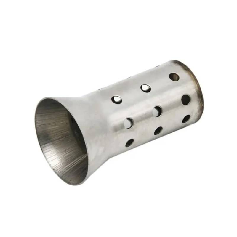 Motorrad Auspuff Schalldämpfer 51mm 60mm Einlass Motorrad Auspuff Schalldämpfer Einstellbare Schalldämpfer Noise Sound EL&iminator Motorrad Auspuff Schalldämpfer Auspuff Schalldämpfer von YNGHWU