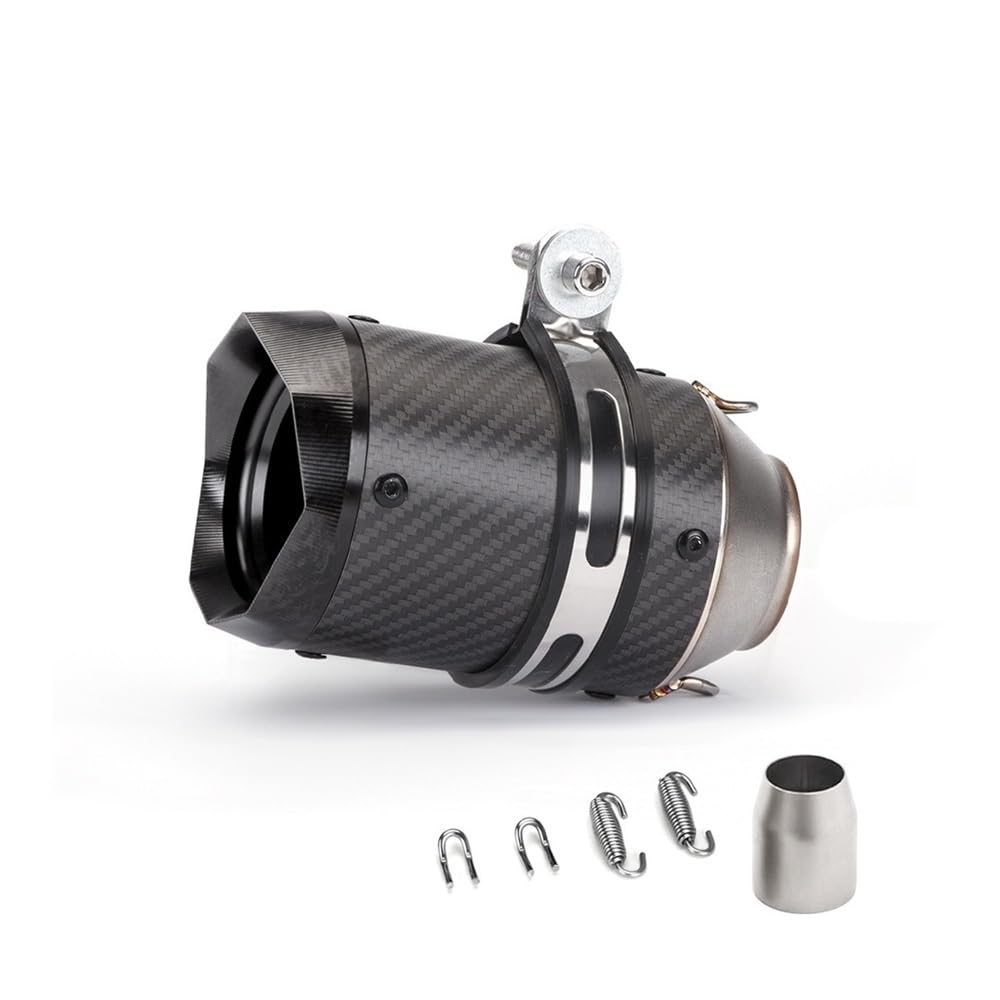 Motorrad Auspuff Schalldämpfer 51mm 60mm Universal Motorrad Auspuff Einlass Schalldämpfer Rohr Auspuffrohr Endrohr Gerade Rohr Auspuffrohr Auspuff Schalldämpfer Motorrad Auspuff Schalldämpfer 51mm 60mm Universal Motorrad Auspuff Einlass Schalldämpfer Rohr Auspuffrohr Endrohr Gerade Rohr Auspuffrohr Auspuff Schalldämpfer von YNGHWU
