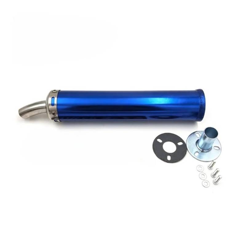 Motorrad Auspuff Schalldämpfer 60 X 280 Mm Für 50–250 Cc Universal-Motorrad-Schalldämpfer, 2-Takt-Auspuffrohr, Motorrad-Auspuffrohr, Schalldämpfer, Schalldämpfer von YNGHWU