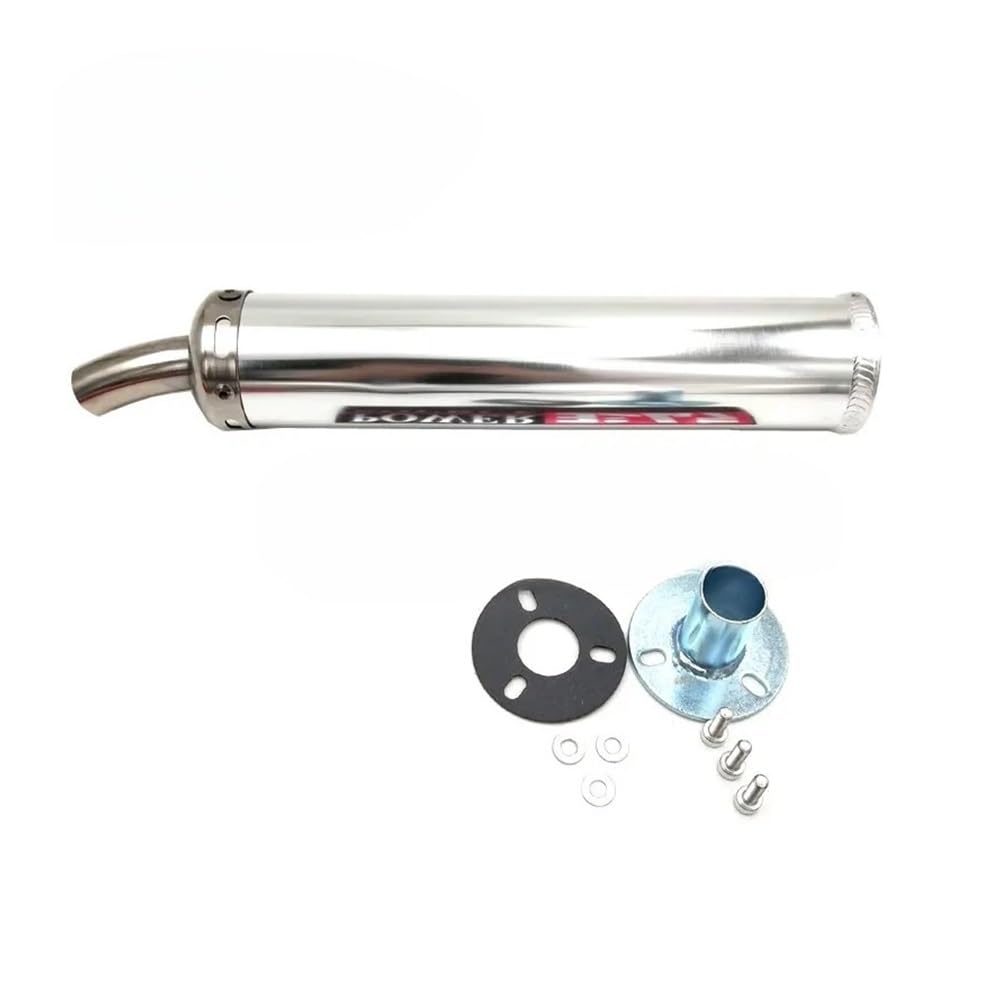 Motorrad Auspuff Schalldämpfer 60 X 280 Mm Für 50–250 Cc Universal-Motorrad-Schalldämpfer, 2-Takt-Auspuffrohr, Motorrad-Auspuffrohr, Schalldämpfer, Schalldämpfer Motorrad Auspuff Schalldämpfer 60 X 280 Mm Für 50–250 Cc Universal-Motorrad-Schalldämpfer, 2-Takt-Auspuffrohr, Motorrad-Auspuffrohr, Schalldämpfer, Schalldämpfer von YNGHWU