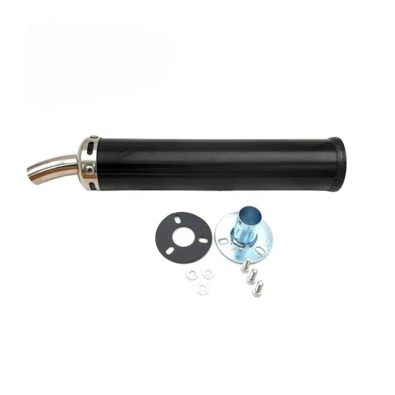 Motorrad Auspuff Schalldämpfer 60 X 280 Mm Für 50–250 Cc Universal-Motorrad-Schalldämpfer, 2-Takt-Auspuffrohr, Motorrad-Auspuffrohr, Schalldämpfer, Schalldämpfer von YNGHWU