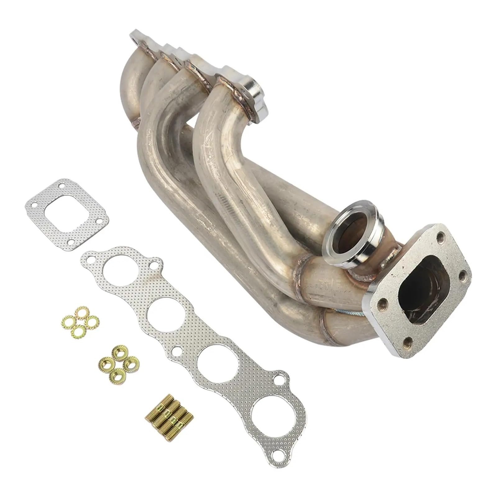 Motorrad Auspuff Schalldämpfer Abgaskrümmer T3 T4 Turbolader Motorrad Auspuffrohr Schalldämpfer Schalldämpfer Einstellung Schalldämpfer Für Civic SI Acura RSX von YNGHWU