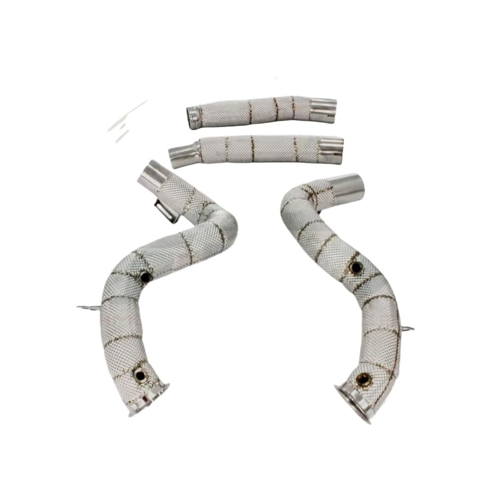 Motorrad Auspuff Schalldämpfer Auspuff Downpipe Für Benz AMG GT GTC GTS GTR Motorrad Auspuff Verbindungsrohr Auspuff Mittelteil Schalldämpfer Motorrad Auspuff Schalldämpfer Auspuff Downpipe Für Benz AMG GT GTC GTS GTR Motorrad Auspuff Verbindungsrohr Auspuff Mittelteil Schalldämpfer von YNGHWU