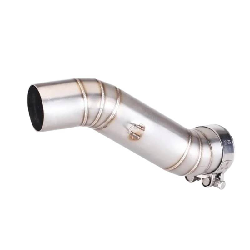 Motorrad Auspuff Schalldämpfer Für CB400 CBR400 CB500F CB500X CBR500 CBR500R 2016-2022 Motorradauspuff Flucht Moto Mitte Verbindungsrohr 51mm Schalldämpfer von YNGHWU
