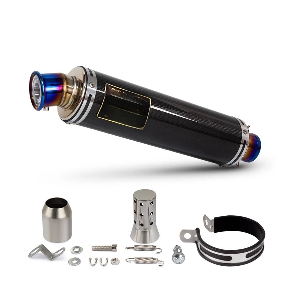 Motorrad Auspuff Schalldämpfer Für Hurricane GP-89 752s Fz150 R3 Mt07 502x Rc250 Msx125 Zx4r Tmax Motorrad Auspuff Endrohr Pleuelstange Motorrad Auspuff Schalldämpfer Für Hurricane GP-89 752s Fz150 R3 Mt07 502x Rc250 Msx125 Zx4r Tmax Motorrad Auspuff Endrohr Pleuelstange von YNGHWU
