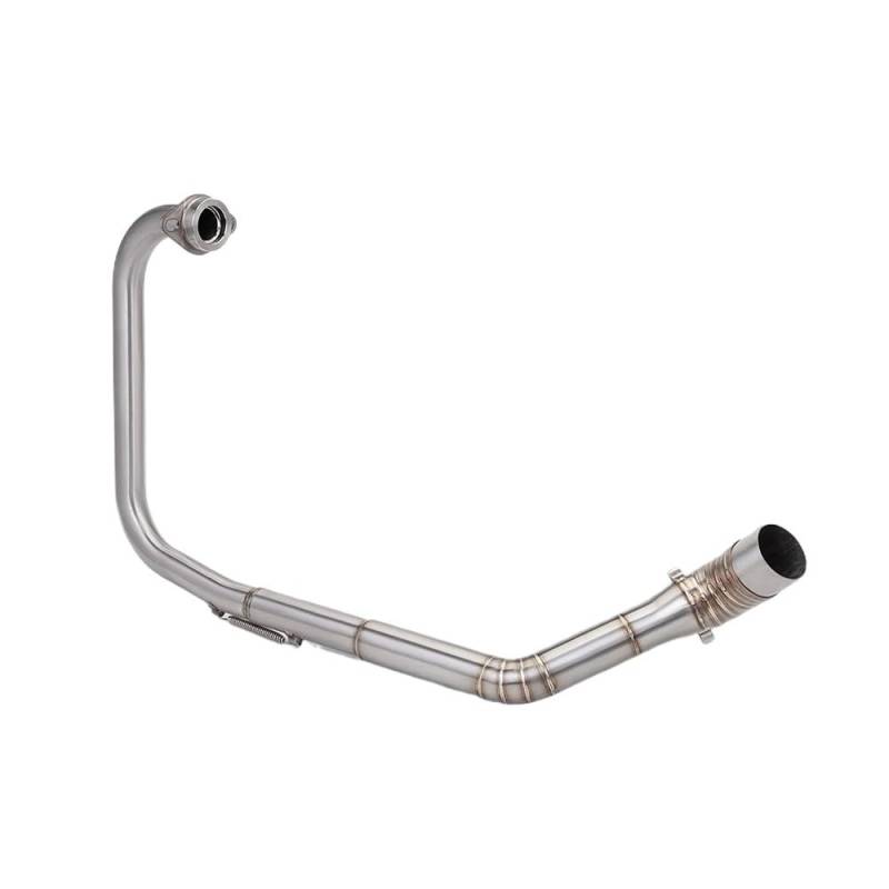 Motorrad Auspuff Schalldämpfer Für Pulsar NS200 51mm Motorrad Vollauspuffkopf Mittelverbindungsrohr Motorradauspuff Schalldämpfer von YNGHWU
