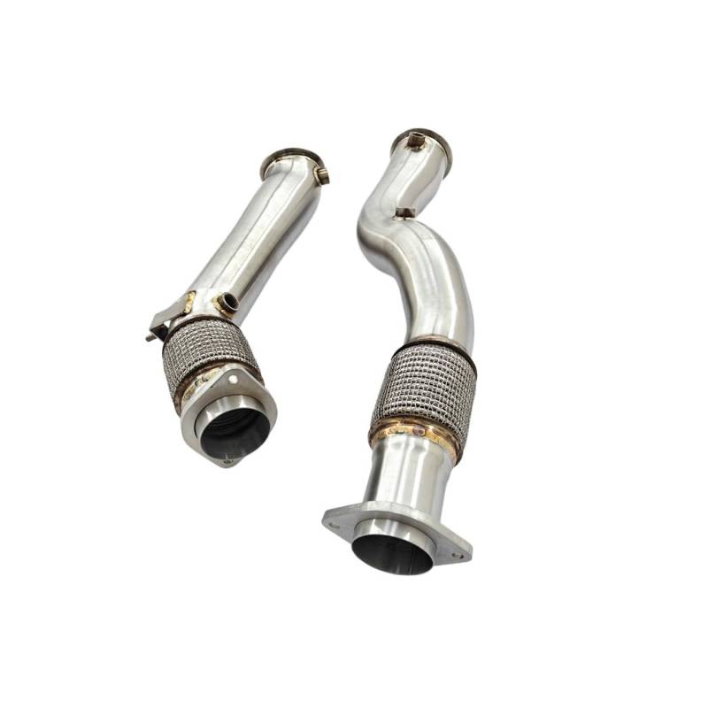 Motorrad Auspuff Schalldämpfer Für X3M F97 X4M F98 S58 3.0T Fallrohr-Auspuffdurchmesser Von 3,5 Zoll Bis 3 Zoll Bis 2,75 Zoll Auspuffkrümmer von YNGHWU