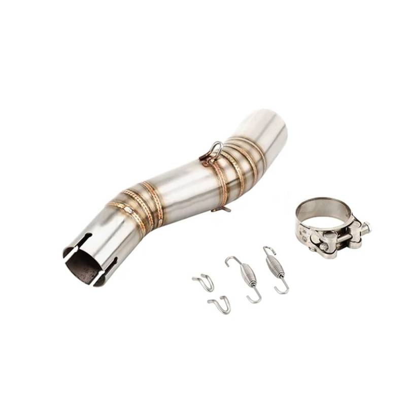 Motorrad Auspuff Schalldämpfer Motorrad-Auspuff-Mittelrohr Für CBR300 CBR250R CBR300R CBR300R Verbindungsrohr Auspuff-Vorderrohr Motorrad-Schalldämpfer von YNGHWU