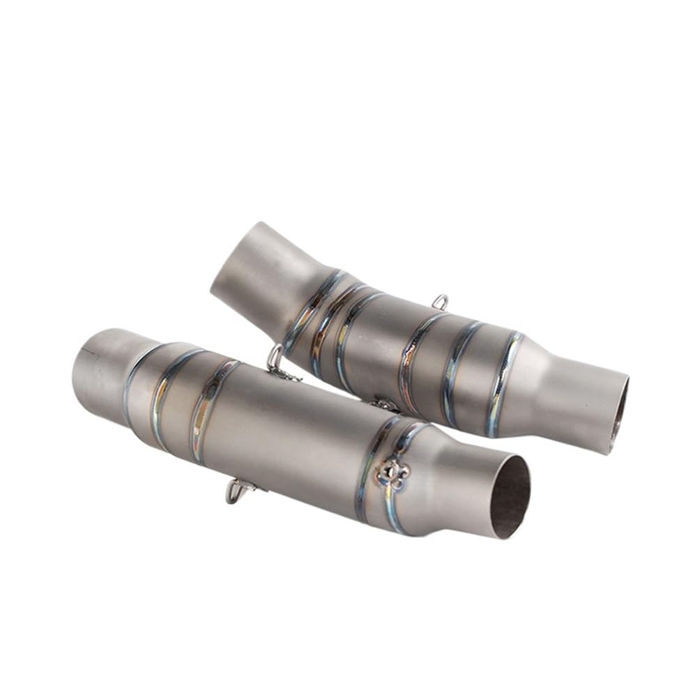 Motorrad Auspuff Schalldämpfer Motorrad-Auspuff-Mittelrohr Für Z1000 2010–2017, Auspuff-Schalldämpfer, Fluchtverbindungsrohr, Slip-on, 51 Mm, Schalldämpfer von YNGHWU