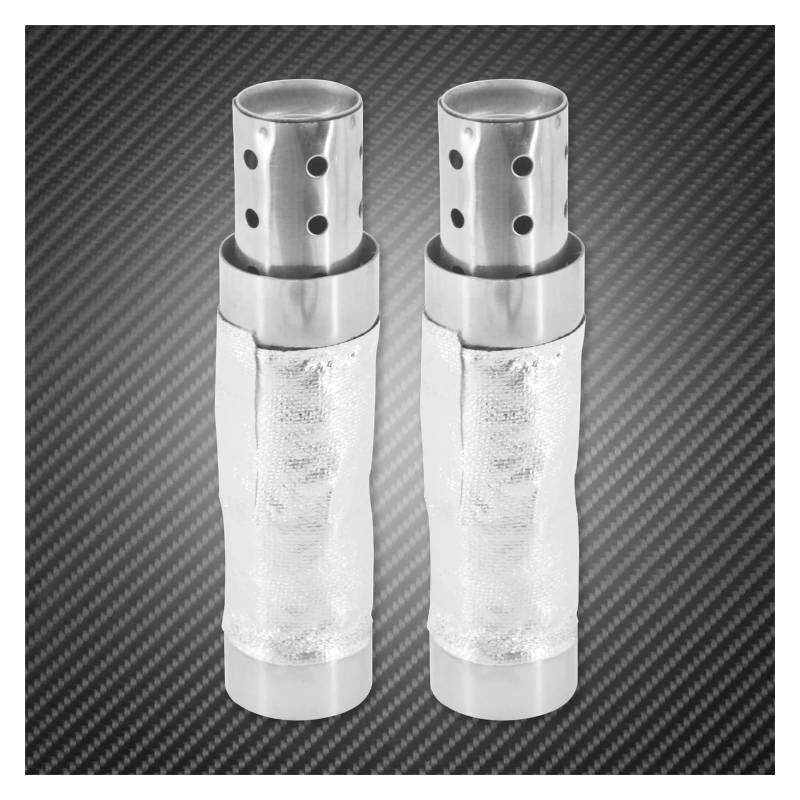 Motorrad Auspuff Schalldämpfer Motorrad Auspuff Schalldämpfer 38-48mm Ruhige Schallwand Universal Für Sportster XL 1200 883 Für Touring von YNGHWU