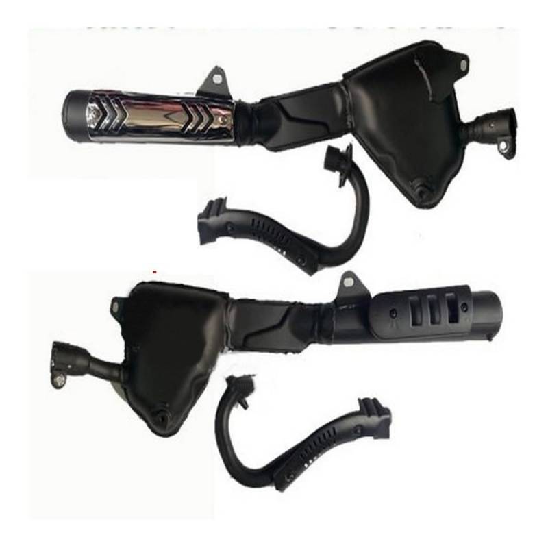 Motorrad Auspuff Schalldämpfer Motorrad Auspuff Schalldämpfer Wärme Protecter Motorrad Auspuff Schalldämpfer Für JIALING Für Zo&ngshen JH125L JH150L von YNGHWU