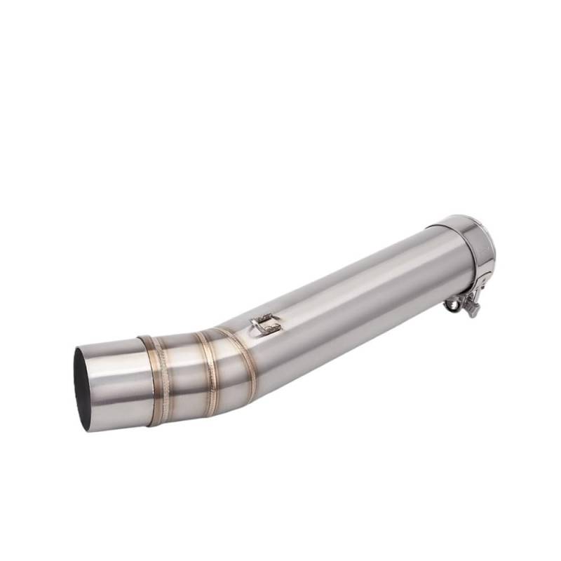 Motorrad Auspuff Schalldämpfer Motorrad Auspuffrohr Slip Auf Mittleren Schalldämpfer Für FZS 600 Für Fazer 1998-2003 Für CB1300 2003-2013 FZS600 von YNGHWU