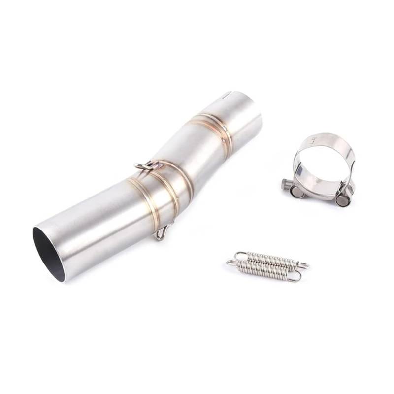 Motorrad Auspuff Schalldämpfer Motorradauspuff Flucht Für GSXR K6 K7 Auspuff Schalldämpfer Mittelverbindungsrohr Motorradauspuff Schalldämpfer von YNGHWU