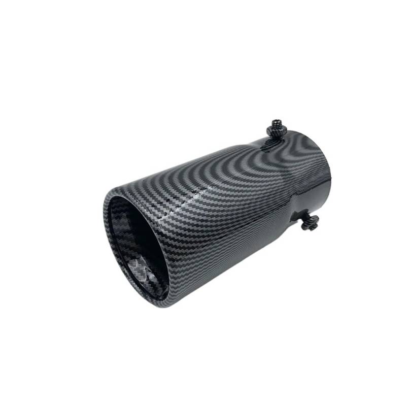 Motorrad Auspuff Schalldämpfer Motorradzubehör Universal 70mm 76mm Auspuff Endschalldämpfer Spitze Auspuffspitzen Rohr Motorrad Auspuff Schalldämpfer Schallwand von YNGHWU