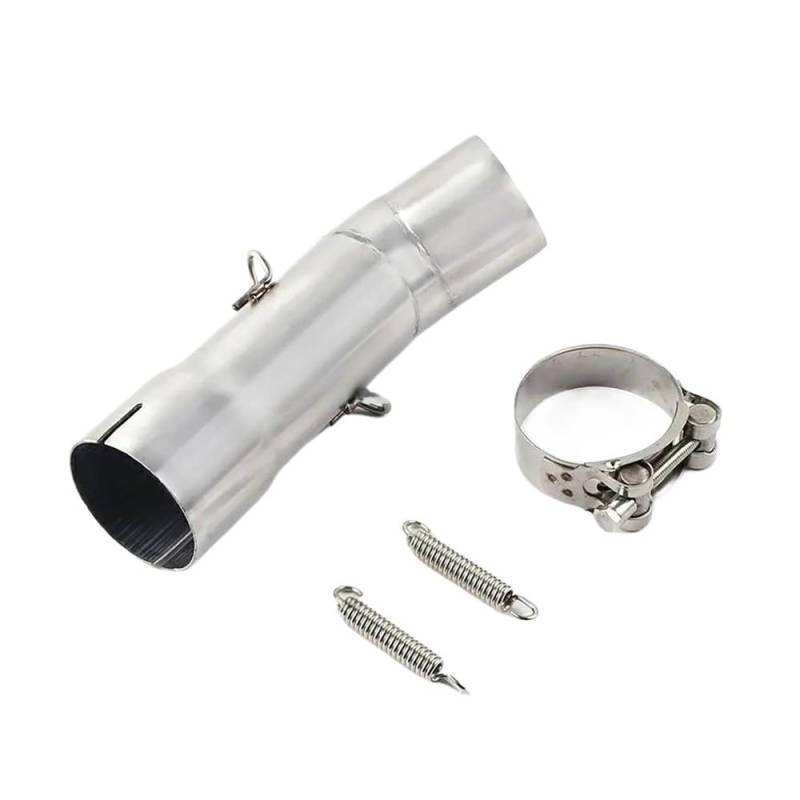 Motorrad Auspuff Schalldämpfer Slip-On-Auspuff Für FZ8N FZ8 FZ800 2010 2011 2012 2013 2015 Motorrad-Schalldämpfer Kontakt Mittelverbindungsrohr Schalldämpfer von YNGHWU