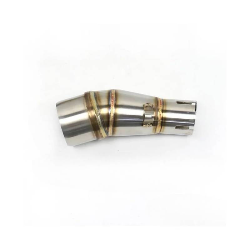 Motorrad Auspuff Schalldämpfer Universal 51mm Motorrad Auspuff Verbindungsrohr Schalldämpfer Auspuffrohr Führungsplatte Für ER6N Für NI&nja 250 Z250 Z250SL R3 von YNGHWU