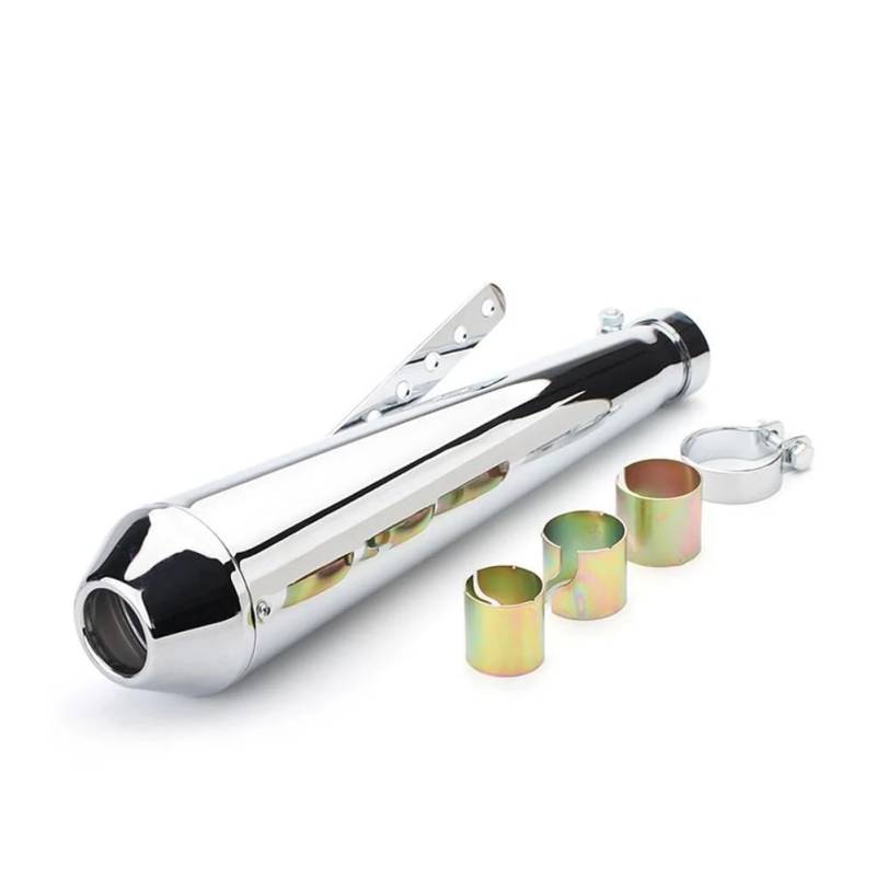 Motorrad Auspuff Schalldämpfer Universal Motorrad Auspuff Schalldämpfer Escap Auspuffrohr Mittleren Abschnitt Anschluss Rohr Für Cg125 Sr400 Cb500 Vt500 CM300 500 Cafe von YNGHWU