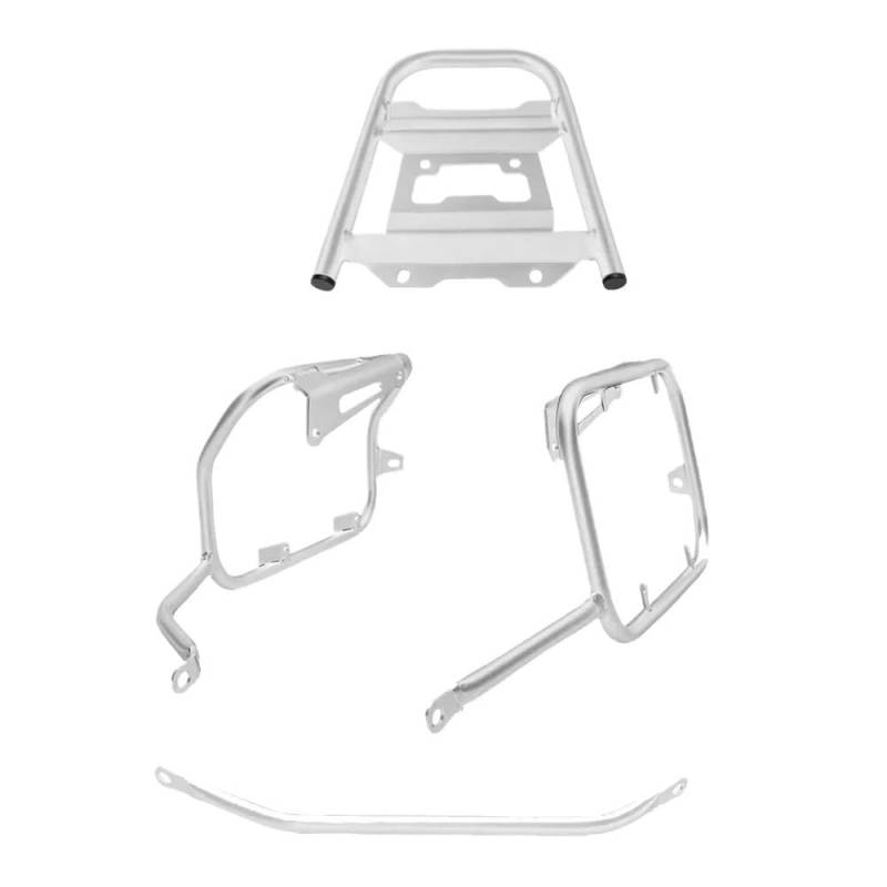 Motorrad Gepäckträger Für TRK702X TRK 702 X Pannier Halterung Motorrad Halterung Gepäck Box Toolbox Unterstützung Halter Rahmen Gepäck Träger Halterung von YNGHWU