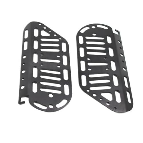 Motorrad Gepäckträger Motorrad Sidebox Halterung Zubehör Für DesertX Gepäck Halterung Träger Seite Tasche Schutz Klammern Motorrad Teile von YNGHWU