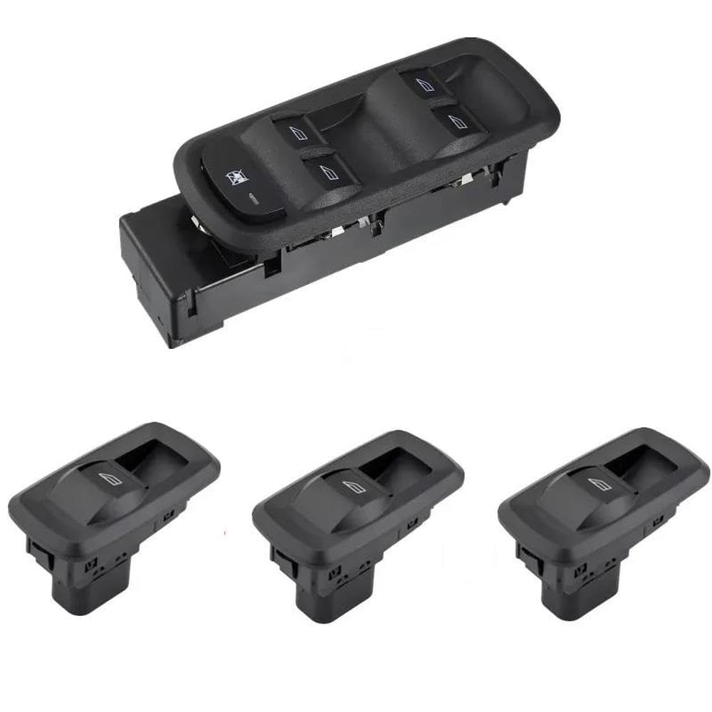 Elektrische Power Master Fensterheber Control Schalter Taste Für Fiesta VI Mk6 2008-2013(A Set) von YNMDFWC